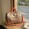 Borsa da Viaggio Duffel in Nylon con Manico Superiore e Tracolla Regolabile