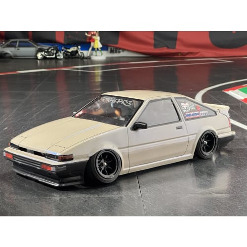 1/10 AE86 Trueno M-chassis body unpainted