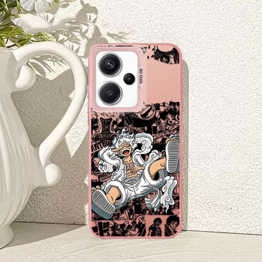 Jednodílný Anime P-Piece Pouzdro na telefon pro Xiaomi Redmi Note 13 Pro 12 11Pro 10 10S 11S 12S 12 14 Pro Plus 10Pro Kryt