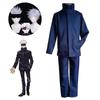 Gojo Jujutsu Kaisen Satoru Cosplay Costume Wig Men School Uniform Outfit Suit