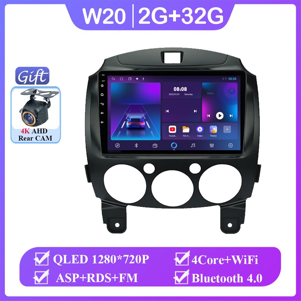 

Android 14 Carplay For MAZDA 2 Mazda2 2007 2008 2009 2010 2011 2012 2013 2014 Car Radio Multimedia Player 2 din Autoradio Stereo