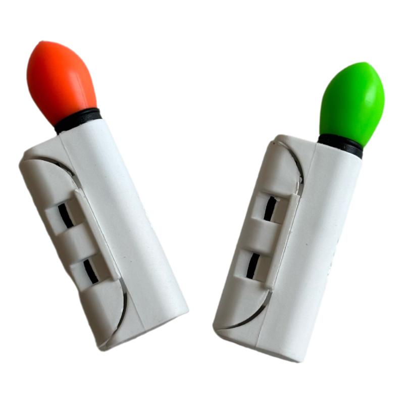 1 Piece Double Bells Rod Clip Fishing Bite Alarms Fishing Rod Bells Ring Induction Lamp Bright Night Flash Led Without Battery
