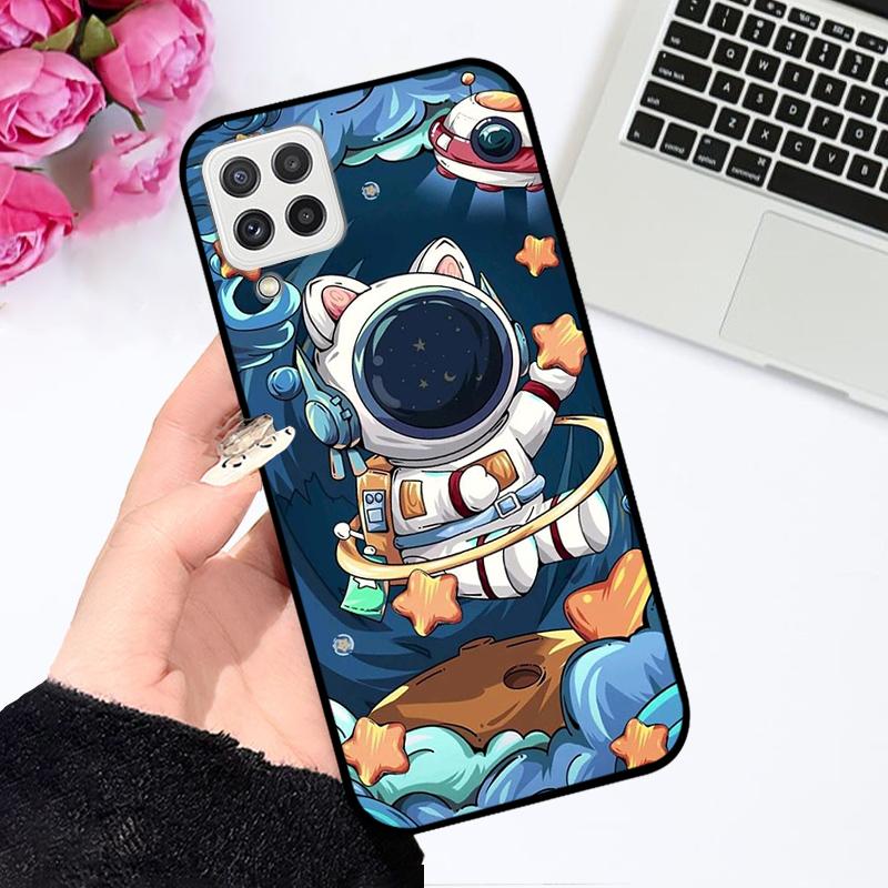 Für Samsung Galaxy A22 4G 5G Hülle A225 A226 Farbdruck TPU Weiche Silikonhülle Für Samsung A22s 5G Handyhülle Bumper Fundas