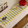 Waterproof Striped Shoe Cabinet Pad: Dustproof & Wash-Free Universal Cover for TV Stand and Sideboard
