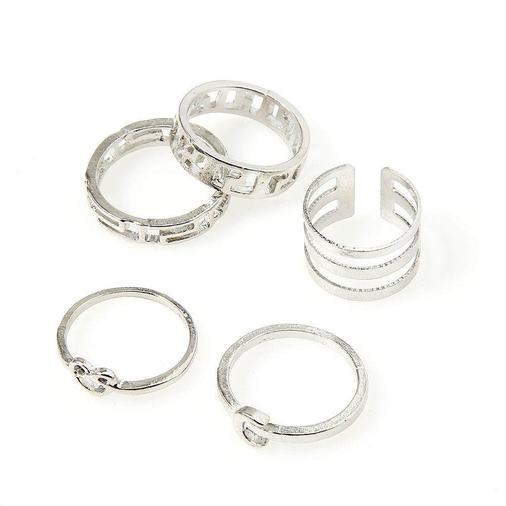 

Hanfeng Chaoxian Ring Hollow Love 5-Piece Joint Ring