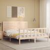 Solid Wood Bed Without Mattress 160 X 200 Cm Pine Wood