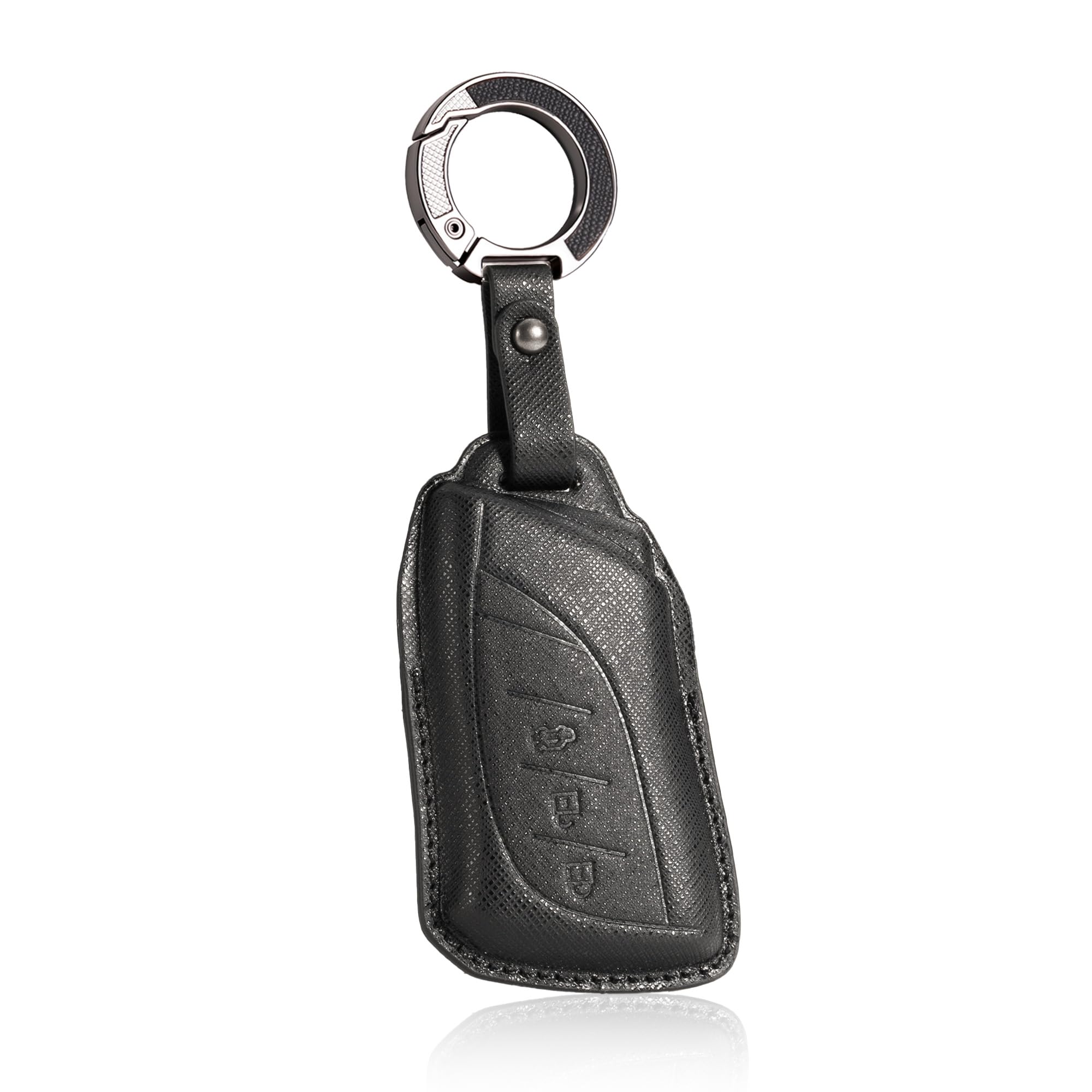 [PIMOHI] Key Case Compatible with Lexus NX/RX/UX/LBX Genuine Leather Smart чёрный