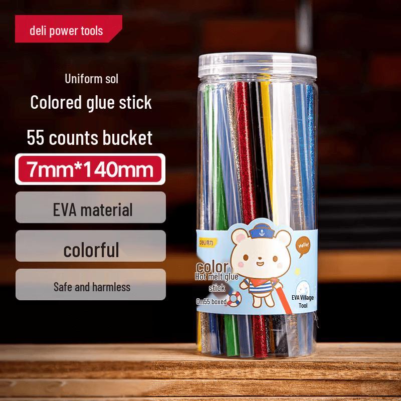 Deli Colored High-Viscosity Hot Melt Glue Sticks