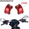 For Harley Dyna FXD Half Clamps Perch Clamp Master Cylinder Brake Clutch Control Bracket For Low Rider Fat Street Bob Wide Glide