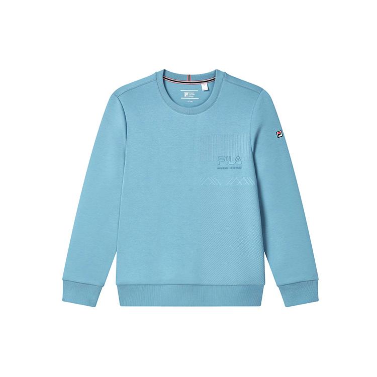 New FILA Sweatshirts Men's Heaven Blue F11M311210F-BU