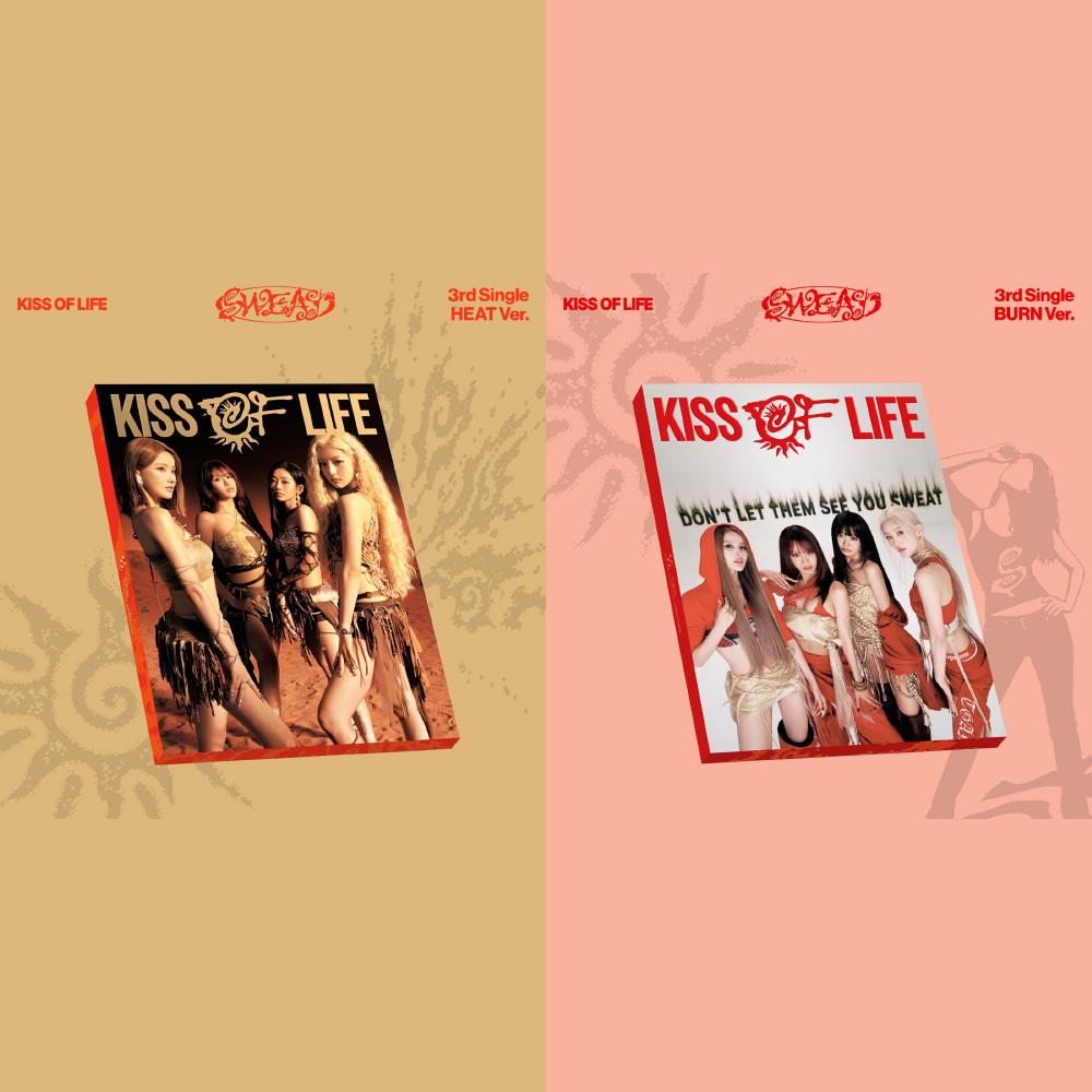 Pre-ordine KISS OF LIFE 3° Singolo Album SWEAT Edizione Standard.