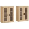 VidaXL Wall Cabinets 2 Pcs Sonoma Oak Engineered Wood 3197940