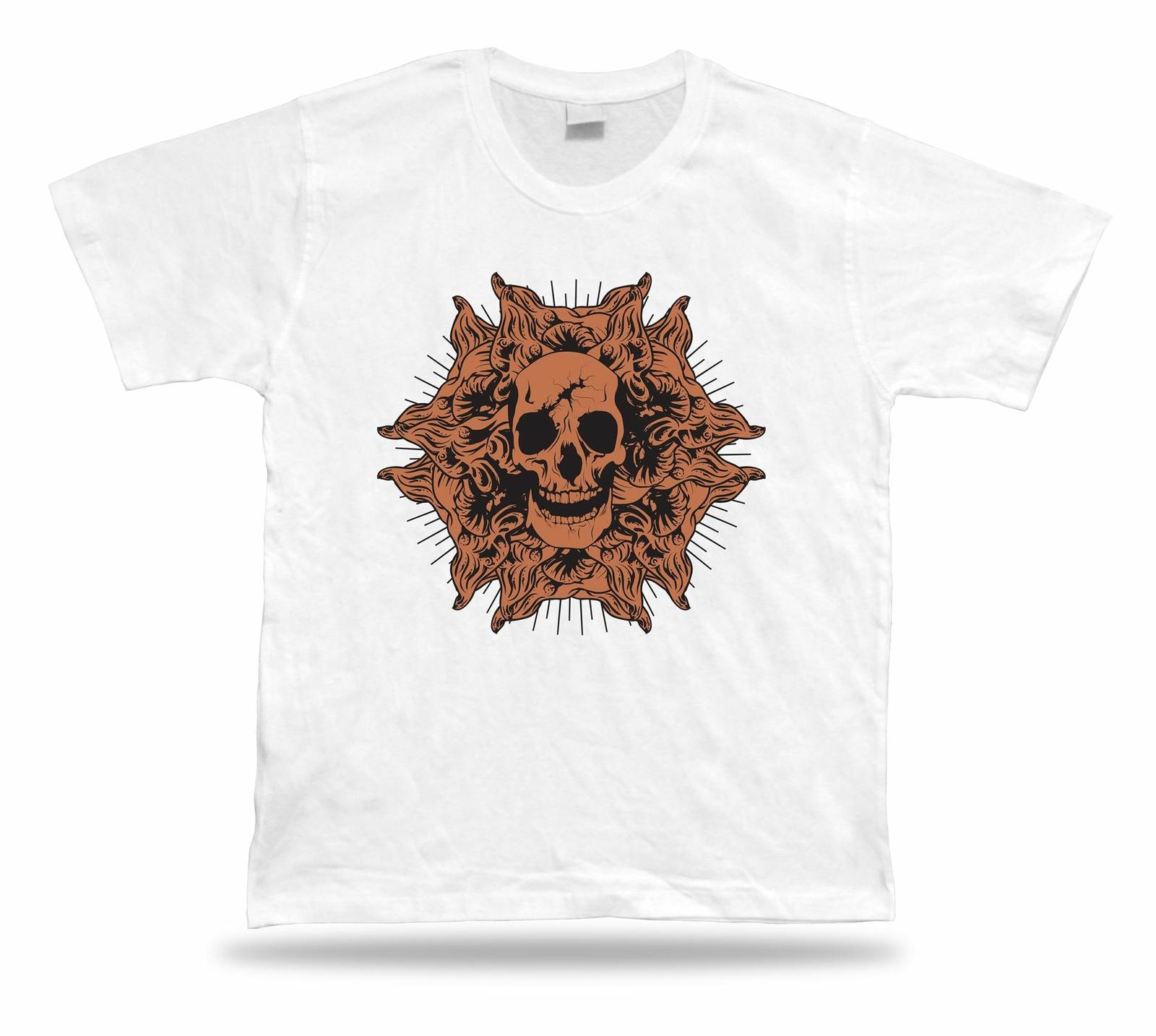 Broken Head Skeleton Skull t shirt tee modern stylish design special gift idea S разноцветный