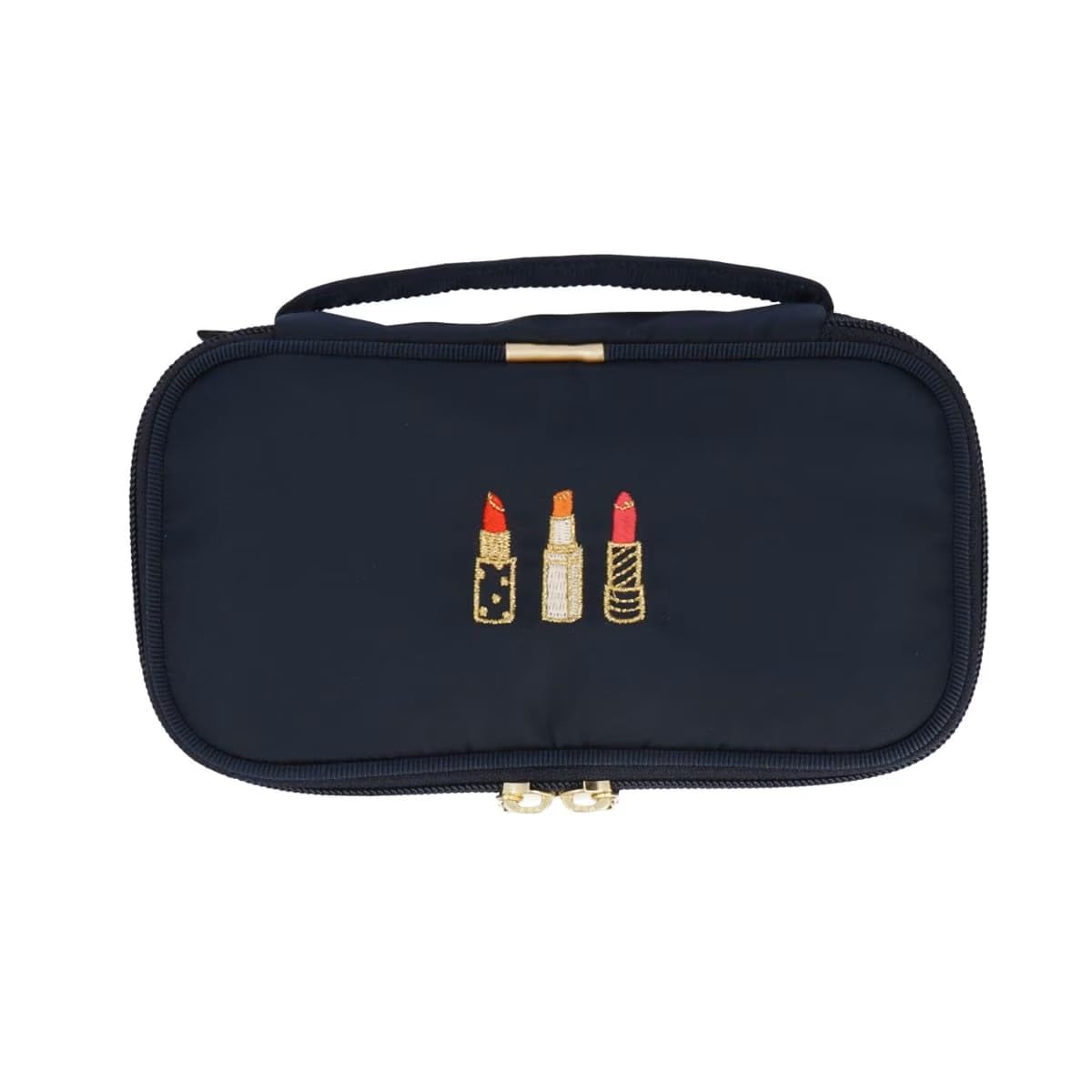 

Functional Handy Makeup Dresser Mini Cosmetic Pouch, Embroidery Rouge, 5OP-ER601