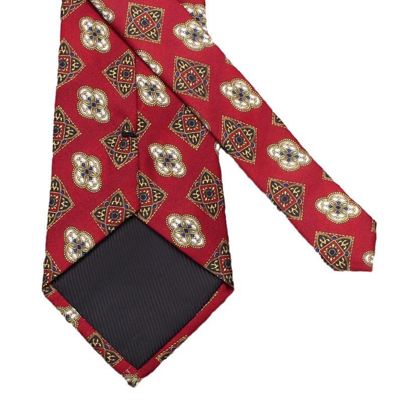 Rael 9Cm Business Casual Tie Men'S Printed Tie, Printed British Retro Tie
