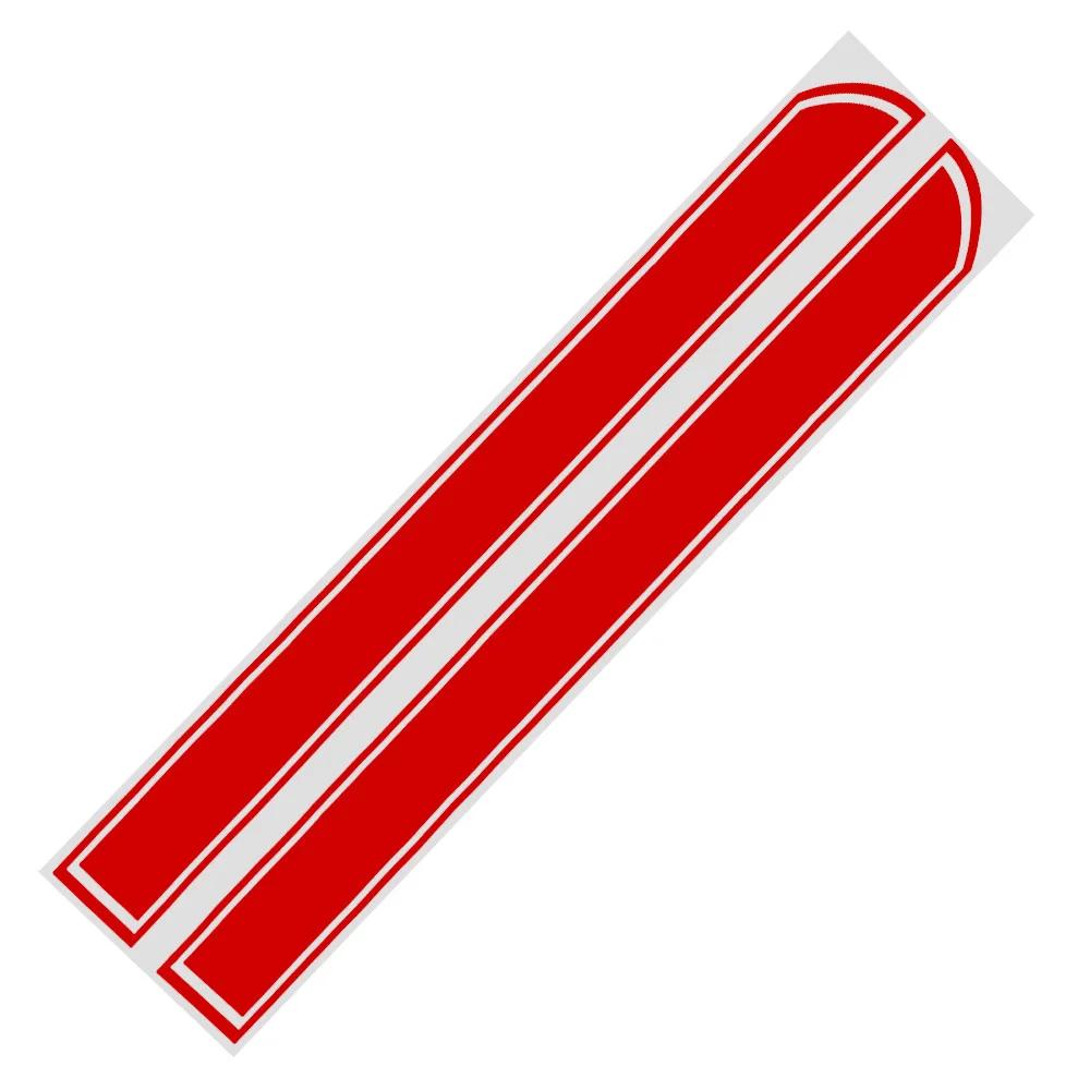 2 Pieces Universal Hood Bonnet Vinyl Decals Car-style Sports Car Styling Accessories Stickers Blade Scratches Cover Decoration