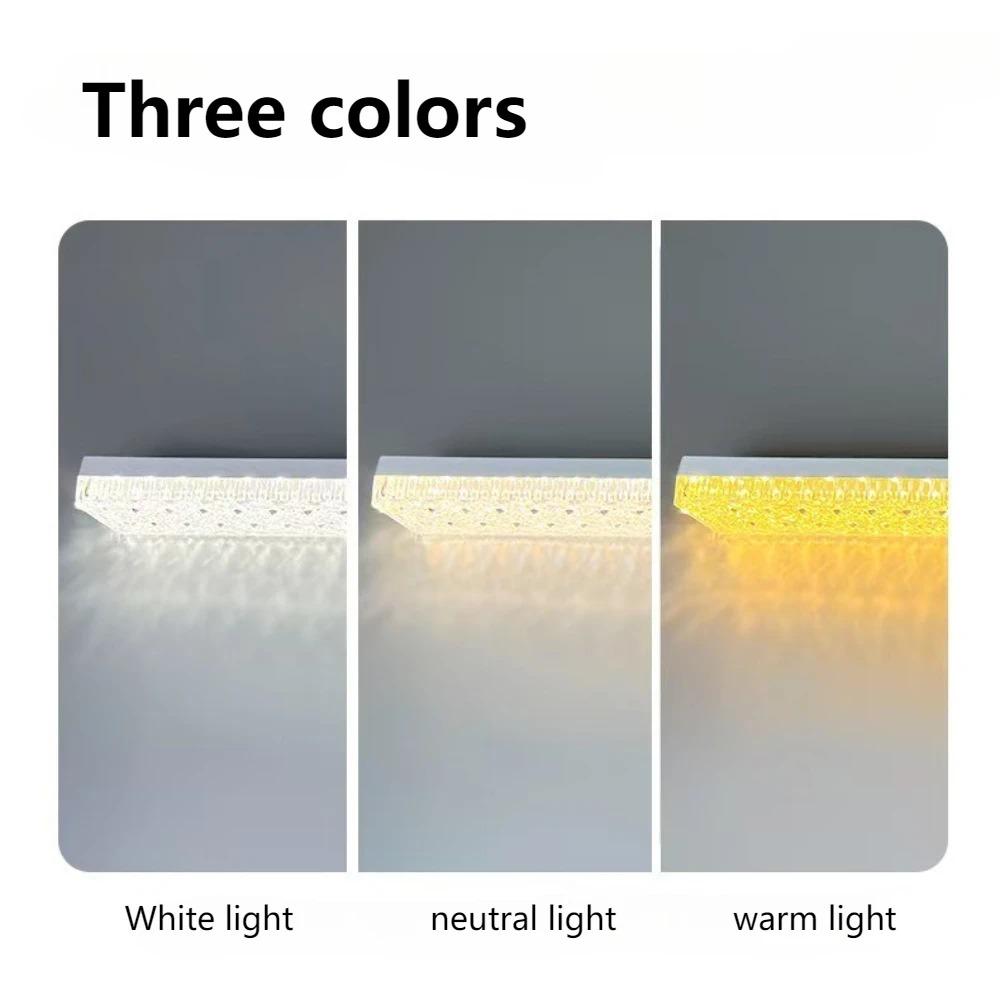 New LED ceiling light crystal E27 bulb 18W 24W pendant light AC220V 110V living room, bedroom, corridor, indoor lighting