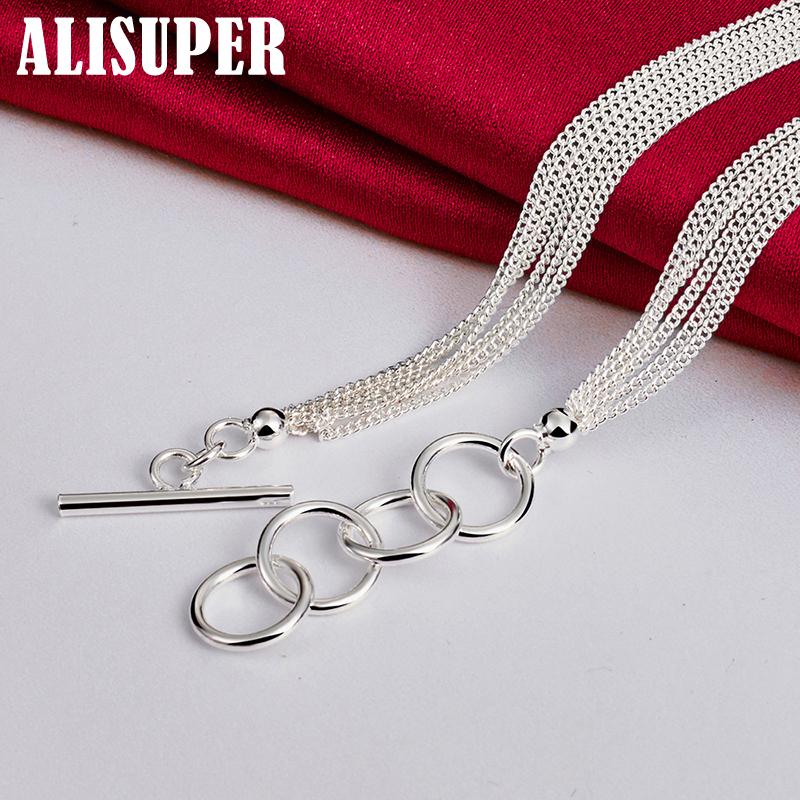 925 Sterling Silver Small Smooth Bead Ball Grapes Necklace 18 Inches Chain Jewelry