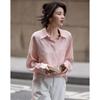 Demana Women's Irregular Stripe Loose Blouse