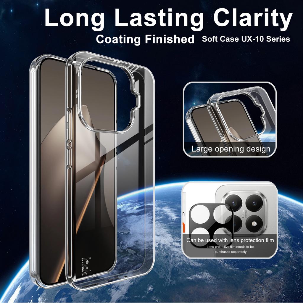For Xiaomi MI 15T Pro 5G Phone Case IMAK Soft Slim Case UX-10 Series
