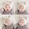 Pompom Baby Winter Hat Fleece Warm Infant Bonnet Newborn Beanie Cute Toddler Cap Baby Boys Girls Accessories Kids Hats 3-24M
