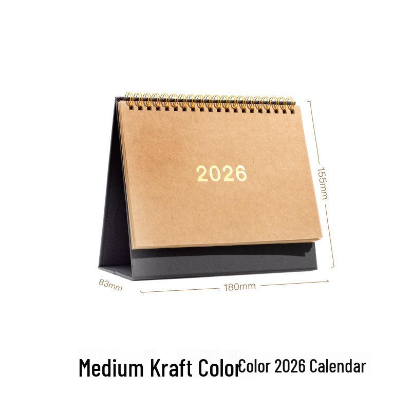 Twilight 2026 Mini Desk Calendar: Simple Office Check-In & Memo Planner