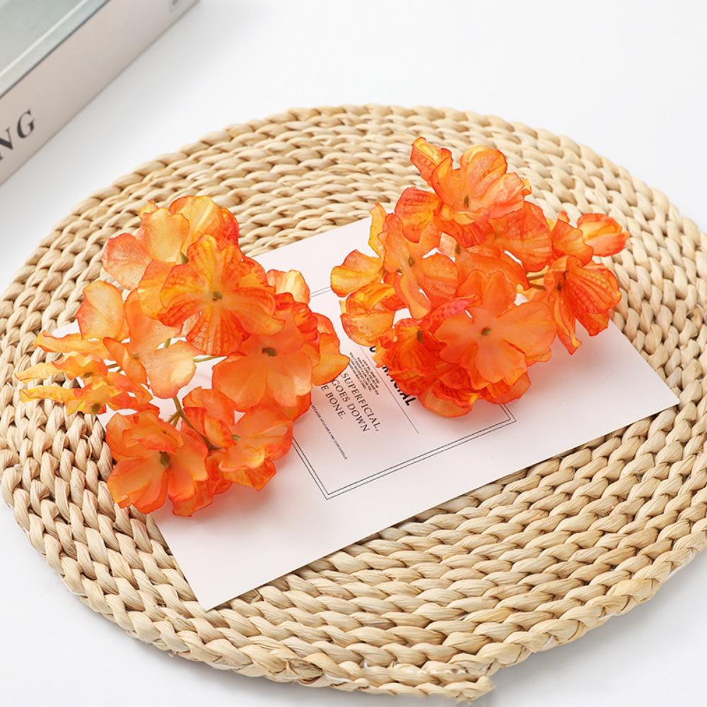 5/10Pcs Artificial Burnt Edge Flower Heads Artificial Silk Home Restaurant Vase Decoration DIY Mother's Day Bridal Wedding Decor