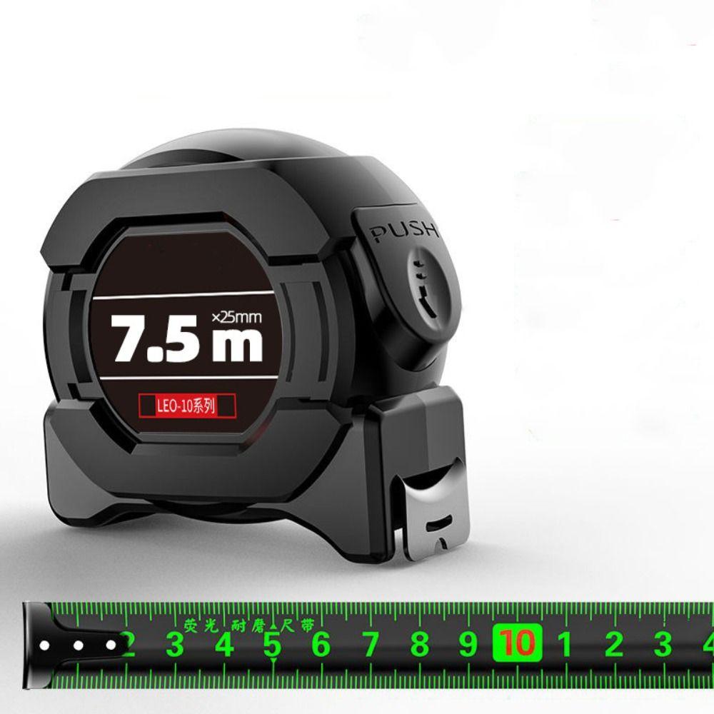 Self-locking Wear-resistant Fall Resistant Fluorescent Steel Tape Tape Measure Measuring Tape