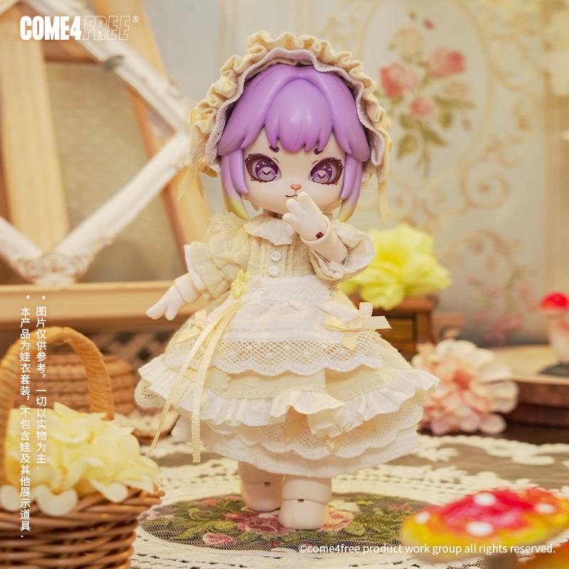 COME4FREE Daily Series 12 Bjd Doll Clothes OB11 Doll Girls Diy Skirt Toys Cute Action Figure Accessories Cartoon Decor Gifts
