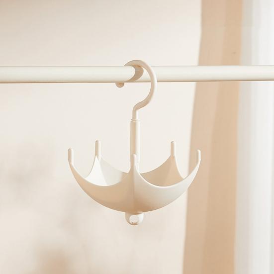 Rotating Closet Hanger Umbrella Design 5 Hangers Scarf Belt Organizer Wardrobe Hat Hanger for Clothes Towels Bras Gloves Bags