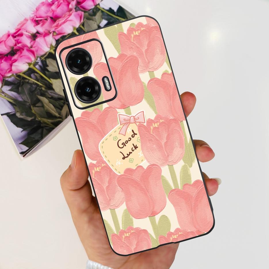 For Motorola Moto G35 G55 G85 Case Cute Painted Cover Matte Phone Case For Moto G85 G 35 G55 MotoG35 MotoG55 MotoG85 Soft Fundas