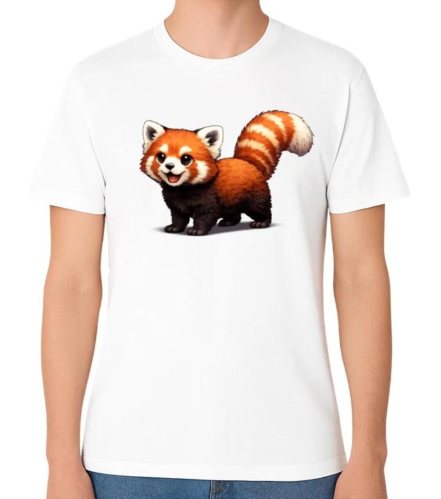 Cute Red Panda Graphic Unisex T-Shirt Adorable Wildlife Animal Tee L