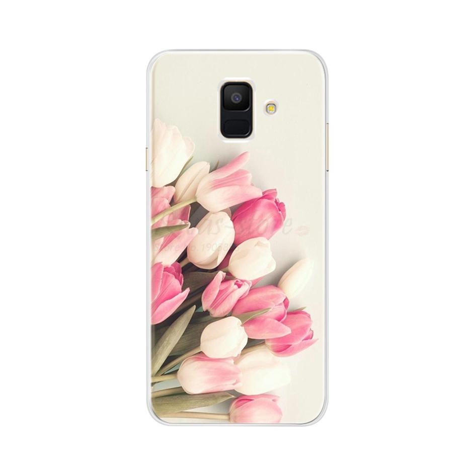 Case For Samsung Galaxy A6 2018 Transparent Cartoon Soft TPU Silicone Phone Cases Back Cover For Samsung Galaxy A6 A 6 Plus 2018