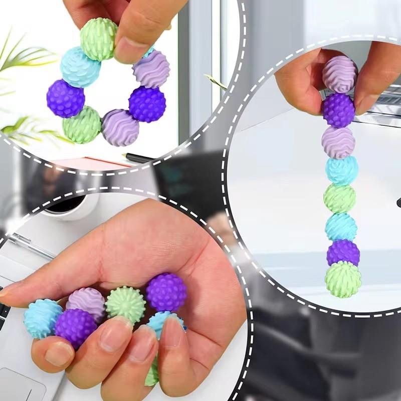 Kid Silicone Magnetic Sensory Balls Magnetic Fidget Toy Adult EDC Anti Stress Relief Toys Anxiety Relief Stress Autism Toy