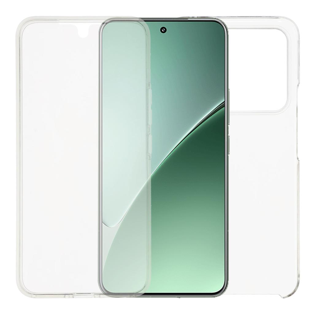 For Xiaomi 15 Pro Case TPU Frame Clear Acrylic Back Phone Cover with PET Film