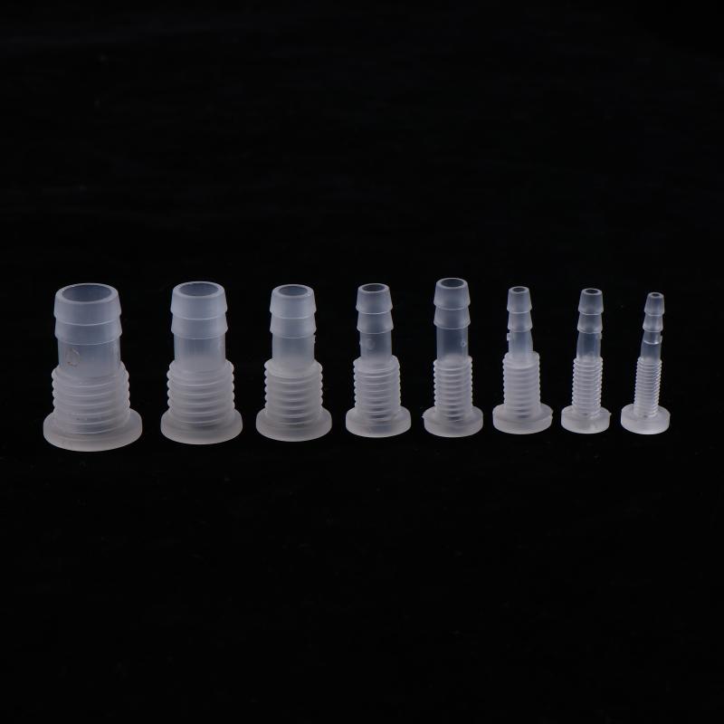 5Pcs M5 M6 M8 M10 M12 M14 M16 Food Grade Pp Straight Through Connectors Aquarium Tank Air Hose Joints Irrigation Pipe Fittings