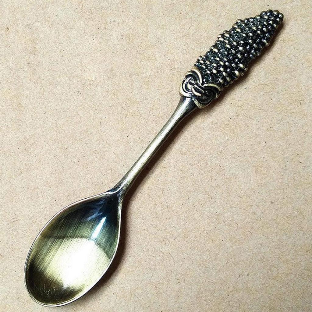 6Pcs Retro Coffee Spoons Fork Tableware