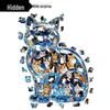 HOOLOOG Starry Sky Cat Wooden Puzzle & Piggy Bank Combo
