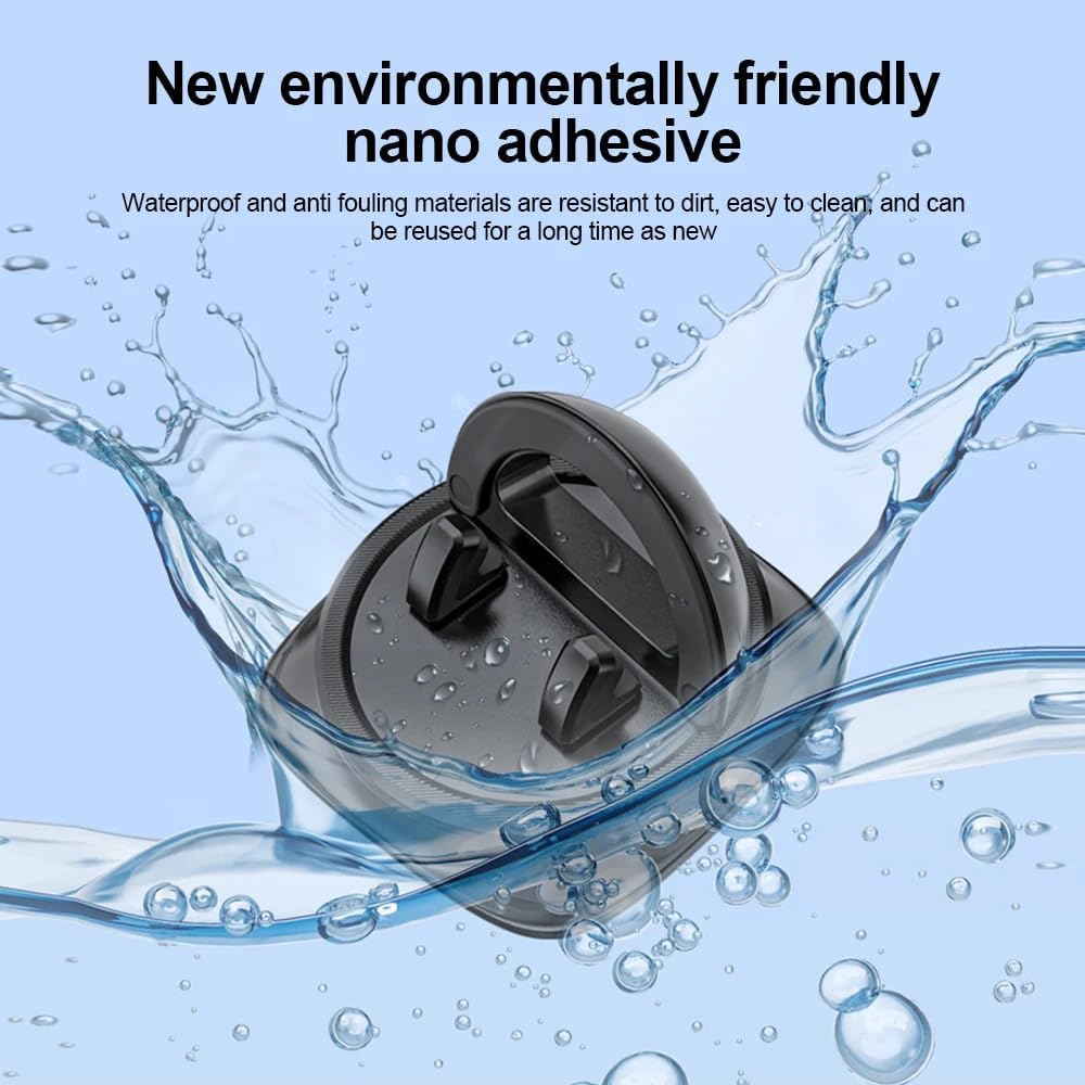 Universal Car Mount 360 Rotating Multi-Function Dashboard Navigation Cell Phone Holder with Anti-Slip Pad for Car Office Home