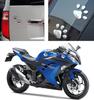 Cat Paw Car Stickers for Value Set Stickers, Motorcycles, [1-Year Warranty] (Silver (4 Stickers))