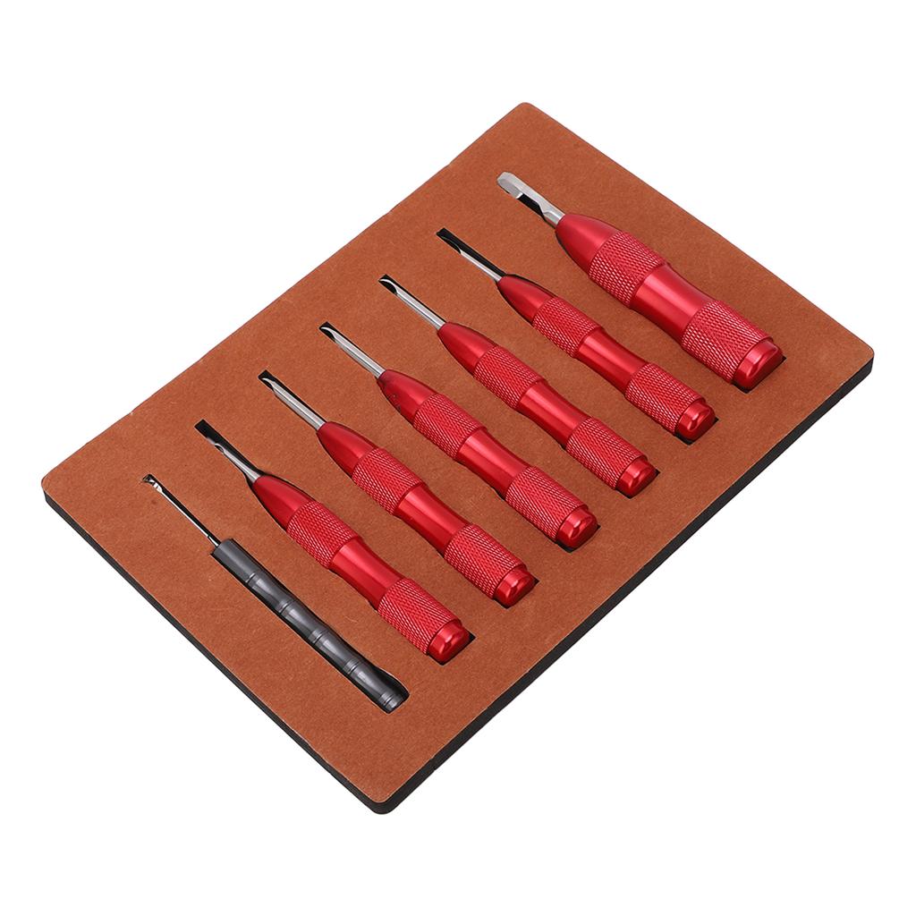 7 Pcs Watch Back Cover Opener Tool Multi Specification Aluminum Alloy Pry Back Case Remover Watch Repair Tool