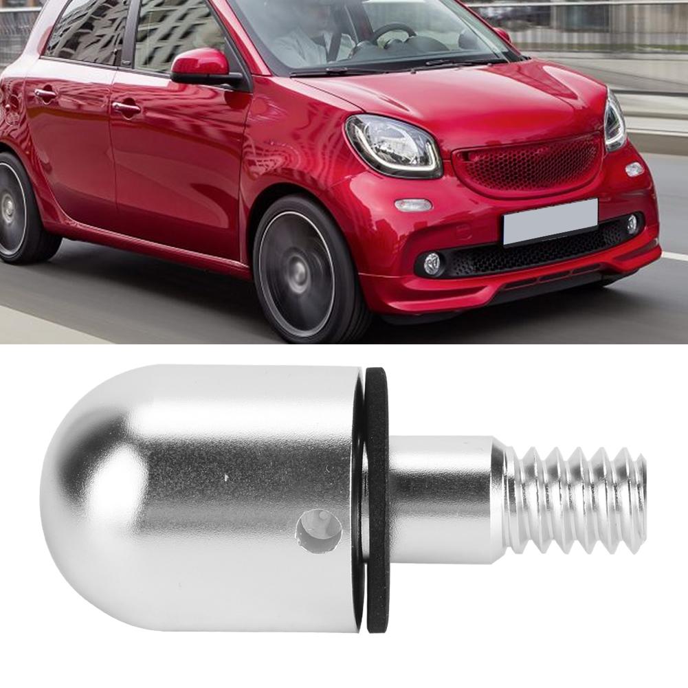 Car Front Bumper Round Nail Guard Anti Collision Protector Fit for Benz SmartSilver