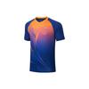 Li Ning Stolní tenisová kolekce Tričko Unisex Neonová glazura Oranžová/Stínová fialová modrá AAYT031-4