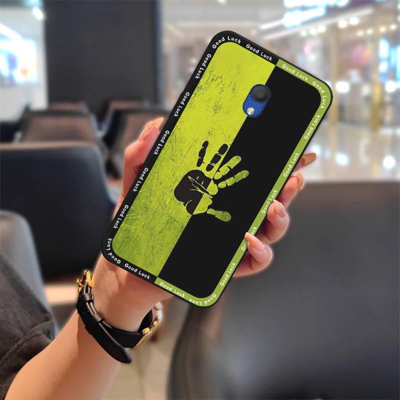 Stylové pouzdro na telefon Alcatel pro muže a ženy s unikátní texturou, odvodem tepla, kreslenými a jednobarevnými designy.