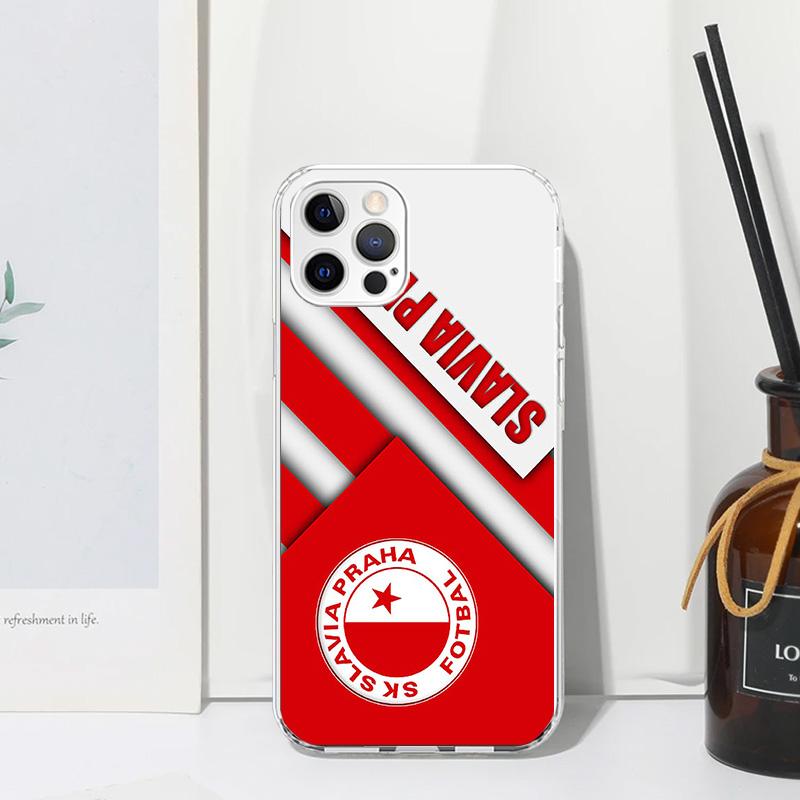 Sk Slavia Praha Czech Republic Phone Case For Iphone 17 Air 16 15 Plus 16E 14 Pro Max 13 Mini 12 11 7 8 SE Fundas Soft Back Cove