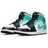 Air Jordan 1 Mid Tropical Twist Pánske tenisky Zelená Biela Čierna 554724-132