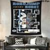 Roro Jump Robot Pattern Home Decor Tapestry, Wall Hanging, Decorative RV Wall Cloth.MGT0918593