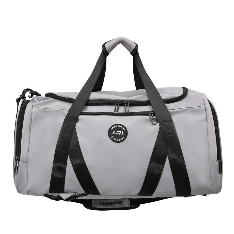 New Double Backpack Crossbody Women's Large Capacity Fitness Bag Hand Luggage Bag Men's and Women's Leisure Travel Bag