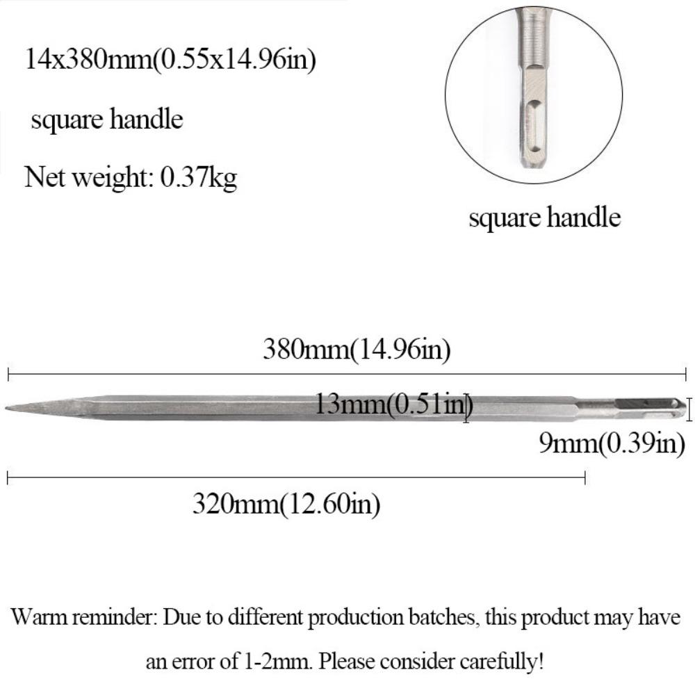 Sharp and Flat Gouge Concrete Construction Drill Bit Pickaxe Picks  Construction Site