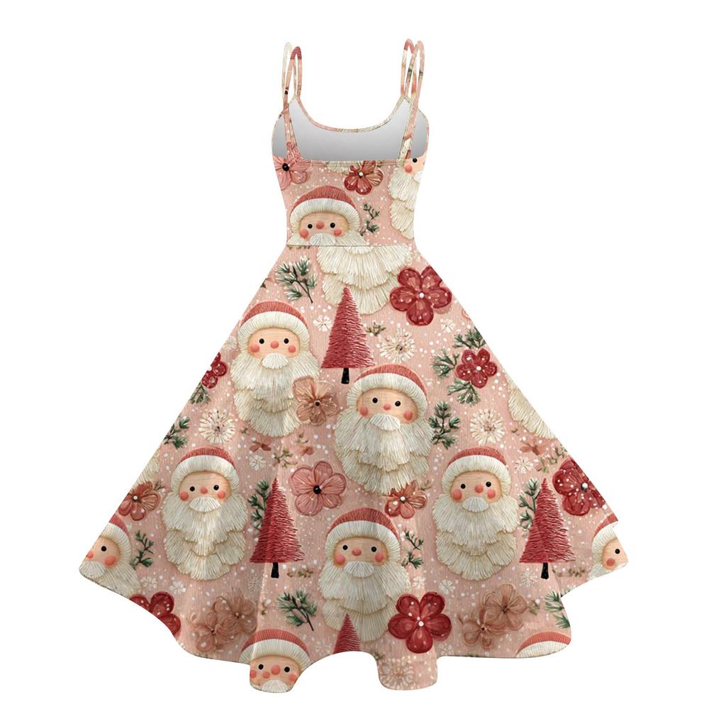 Women's Print Sexy Off-The-Shoulder Punk Vintage Dress